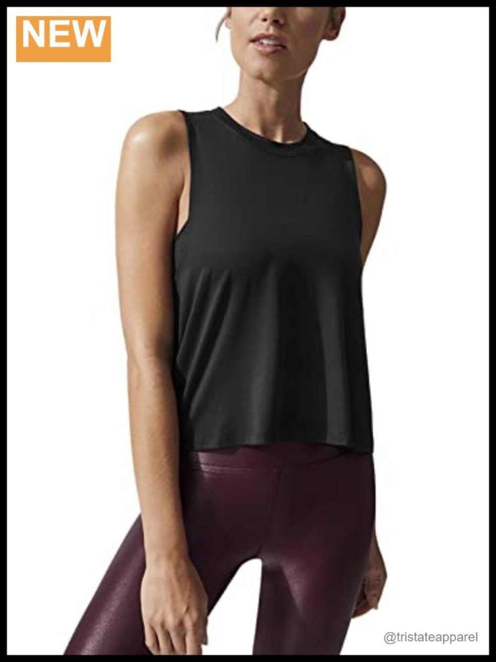 Mippo Women's Sleeveless Workout Tank Top Flowy Athletic Crop Top